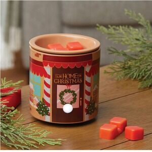 Mainstays Electric Wax Warmer Winter Window Scene Home Fragrance Cube Melter NIB